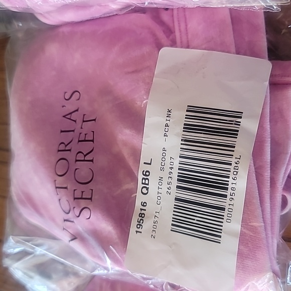 Victoria's secret pink lounging cotton scoop bralette - Picture 5 of 10